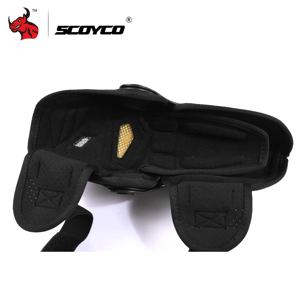 Мотоциклетные наколенники Scoyco черные мотоциклетные для мотокросса летние