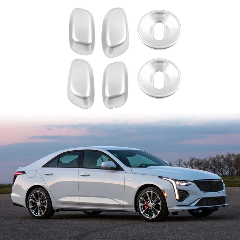 

6Pcs for Cadillac CT4 2020 Seat Adjustment Knob Button Frame Cover Trims