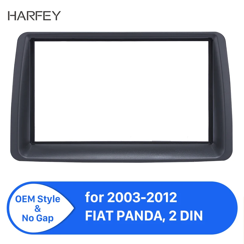 Harfey деликатная двойная Din Автомобильная Радио табличка для приборной панели