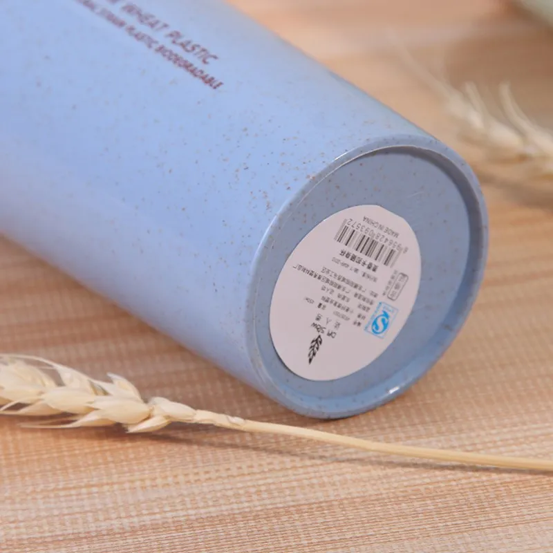 Шейкер для протеин бутылка воды из пшеничной соломы без БФА миксер шейкер