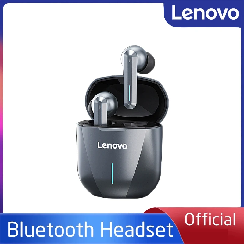 

Lenovo XG01 Wireless Bluetooth 5.0 Earphones TWS LED Touch Control Gaming HiFi Sound Built-in Mic Earbuds with Charger Case