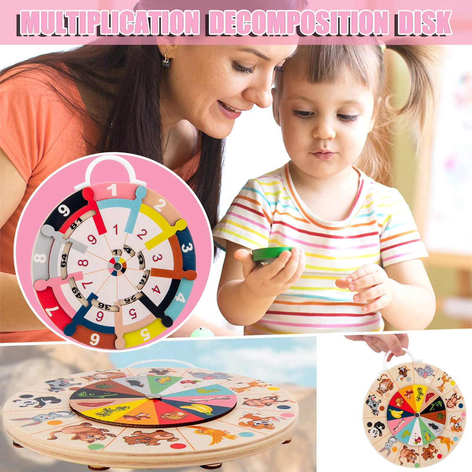 Цельнокроеное платье для детей игрушечный поворотный стол деревянный Красочные