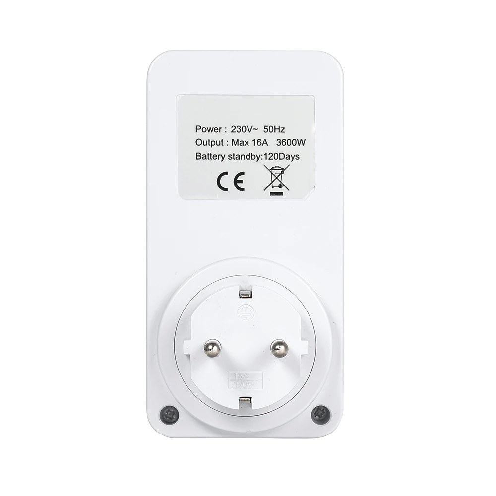 3000 Вт 13A цифровой таймер розетка подключаемый программируемый энергосберегающий