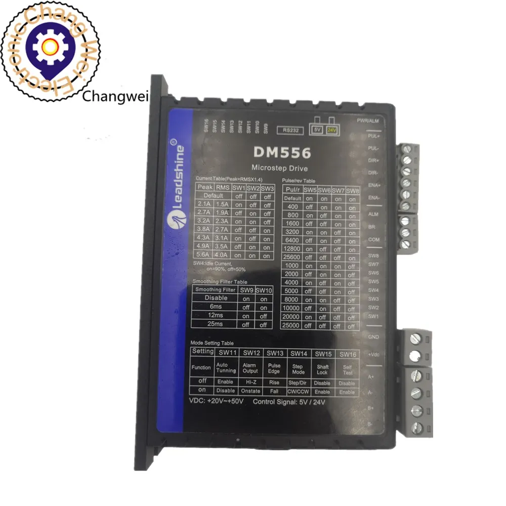 Драйвер шагового двигателя Leadshine DM556 Гибридный серводвигателя для