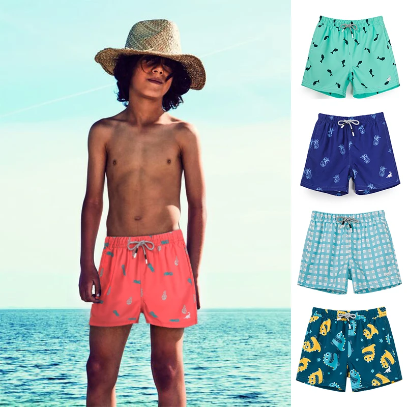 

SURFCUZ Boys Swim Shorts Quick Dry Beachwear Boys Bathing Suit Swimwear Beach Shorts Swimming Trunks For Children 3-12 Years