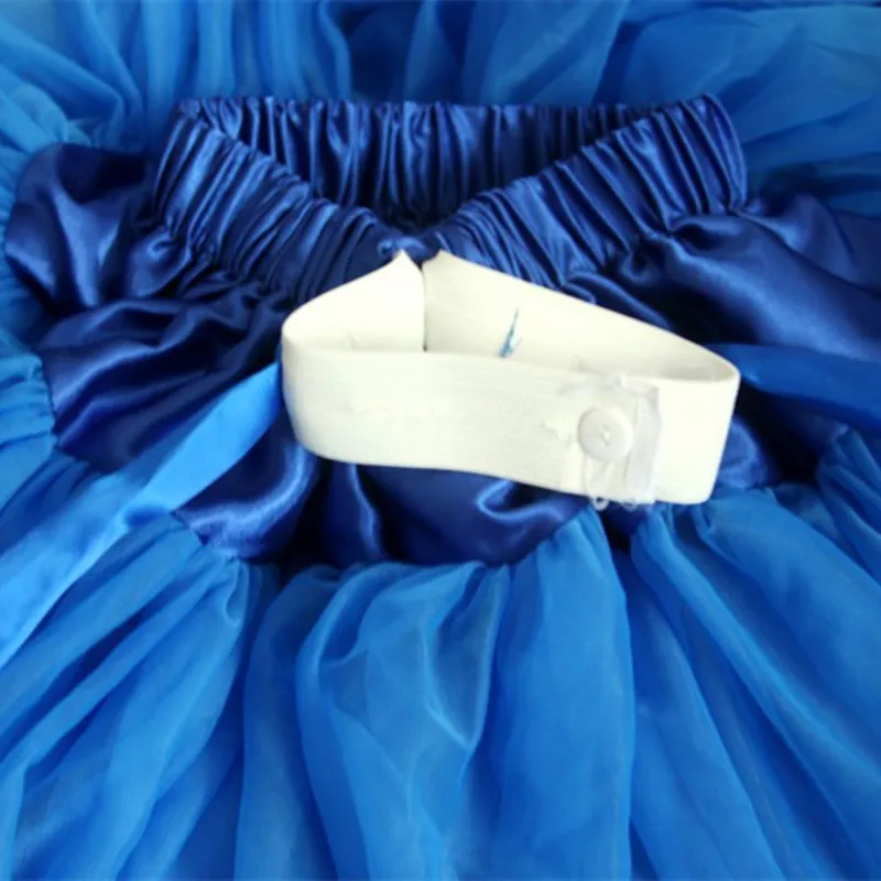 Женские однотонные фатиновые юбки Пышные пачки для больших девочек Праздничная