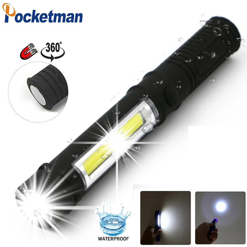 Портативный Рабочий мини-фонарик с магнитной основой | Лампы и освещение