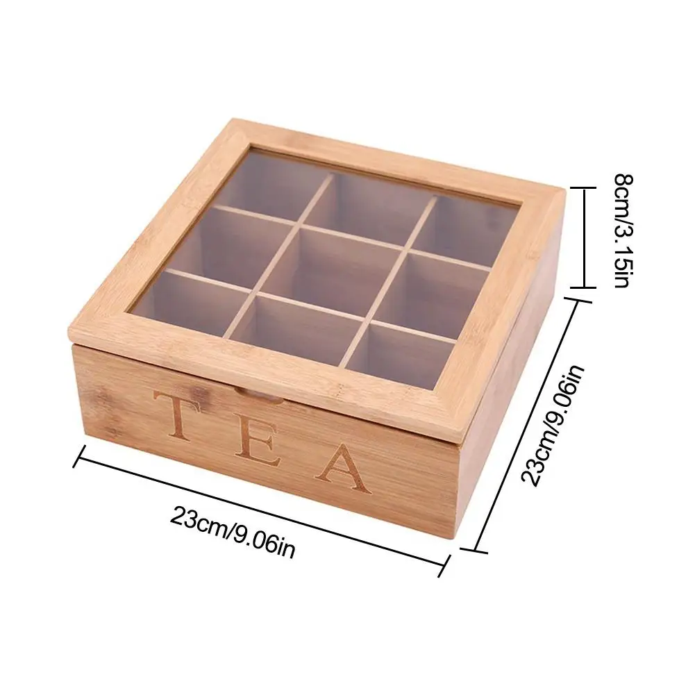 Новое деревенское деревянное хранение чайных пакетиков коробка для груди