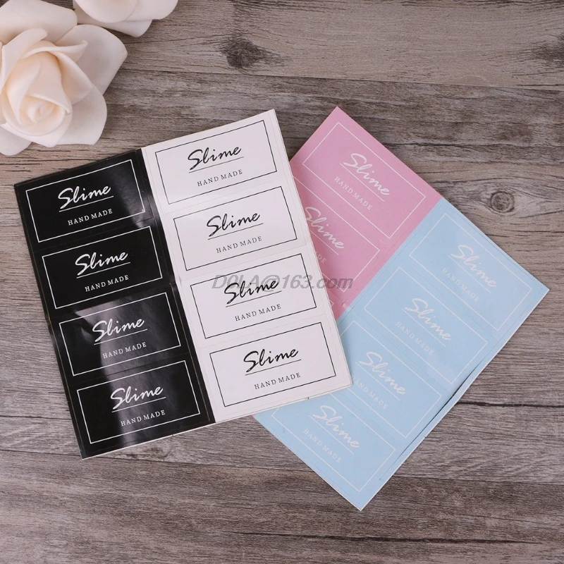 OOTDTY Лидер продаж новинка слизь контейнеры наклейка коробка для хранения