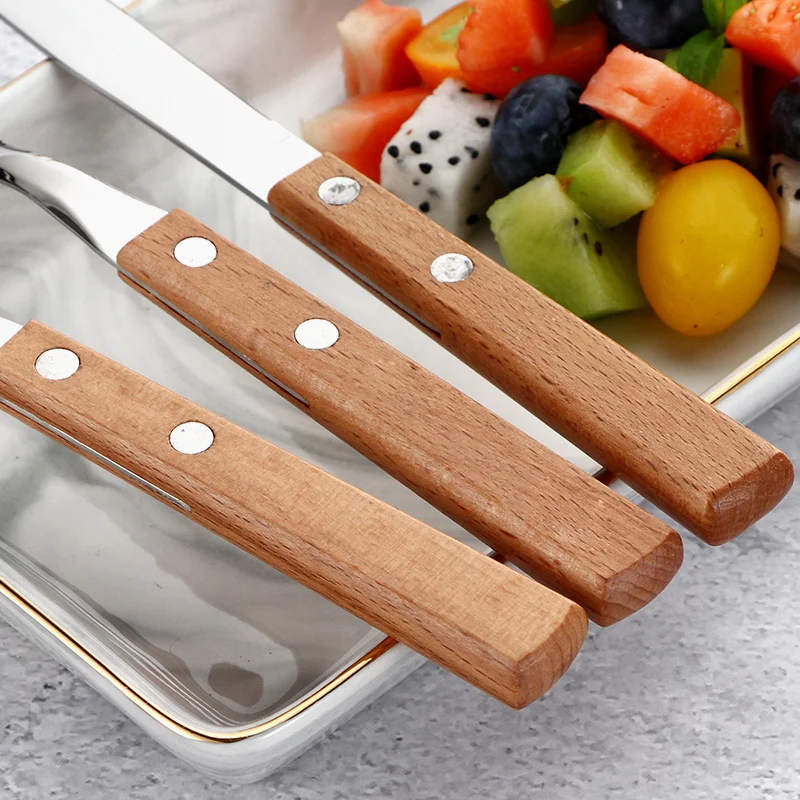 

Kitchen Cutlery Stainless Steel Cutlery Set Fork Spoon Knife Set Tableware Dinnerware Set Luxury Mirror Silverware Dropshipping