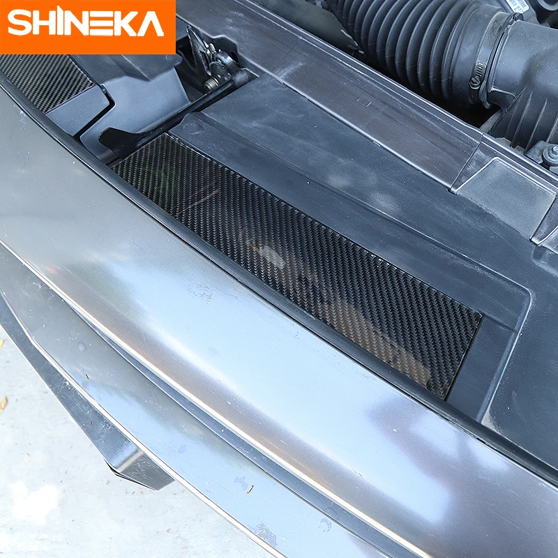 Наклейки SHINEKA из углеродного волокна для защиты автомобильного моторного отсека
