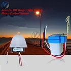 Фотоэлемент AS-10, AS-20, непромокаемый, переключатель уличного света переменногопостоянного тока, 12 В, 24 В, 110 В, 220 В, 10 А, регулируемый, чувствительный, автоматическое включение и выключение