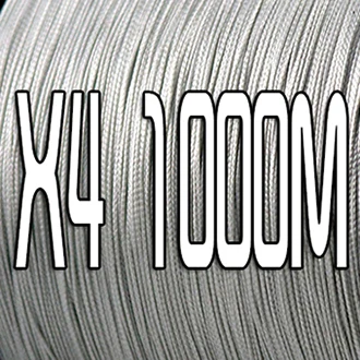 4 Strands 1000M JOF 300 м 500 м 1000 м 4 нити 8 нитей многоцветная PE плетеная леска многонитевая проволока - Цвет: 4 Strands 1000M