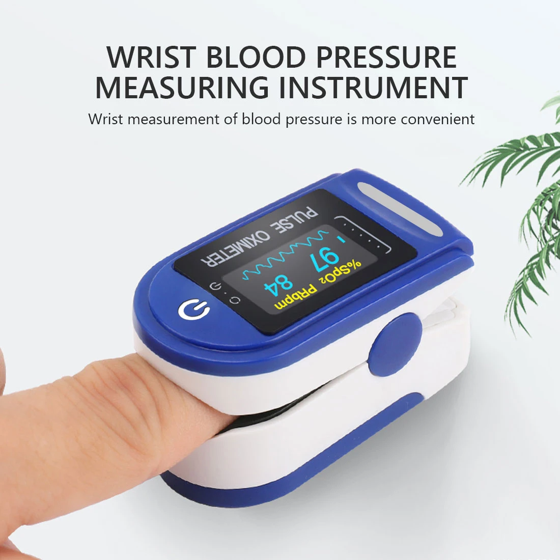 

One-button measure ear thermometer large LCD display Intelligent warning OLED screen digital display oximeter oxiometer