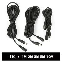 12v dc extension cable 5 52 1mm male female power cord adapter extender wire 1m 2m 3m 5m 10m cctv camera led lights accessories