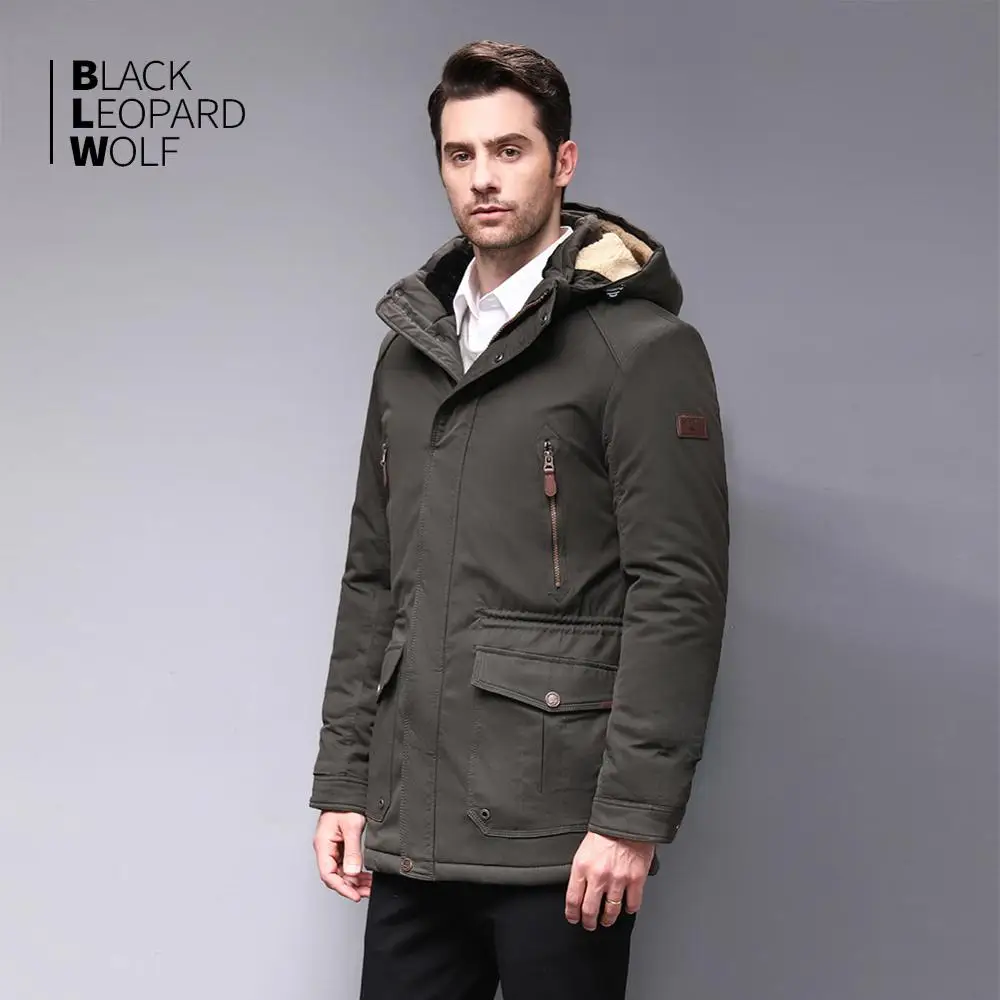 Blackleopardwolf 2019 Зимний мужской пуховик модное пальто аляска мужская ветрозащитная