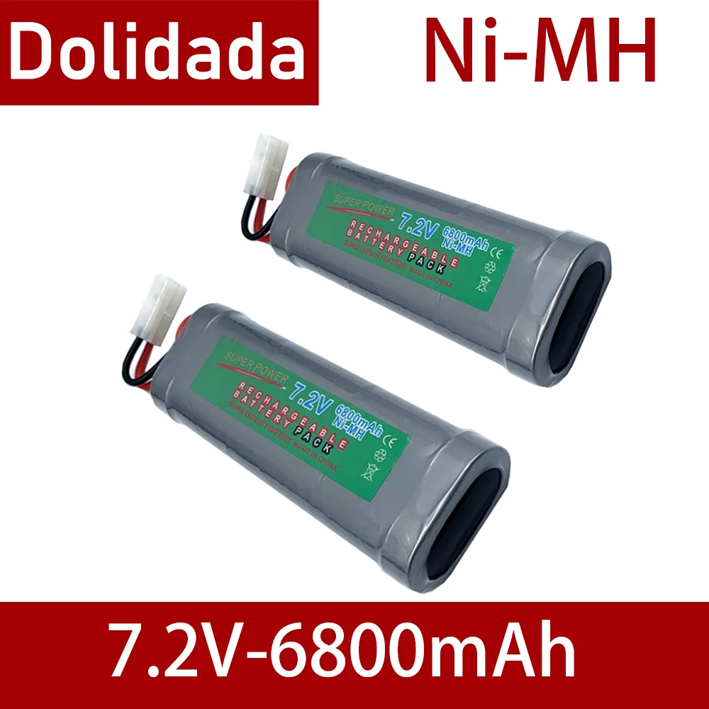 100% плоский автомобильный запасной аккумулятор 6800 мАч 7 2 в NIMH RC