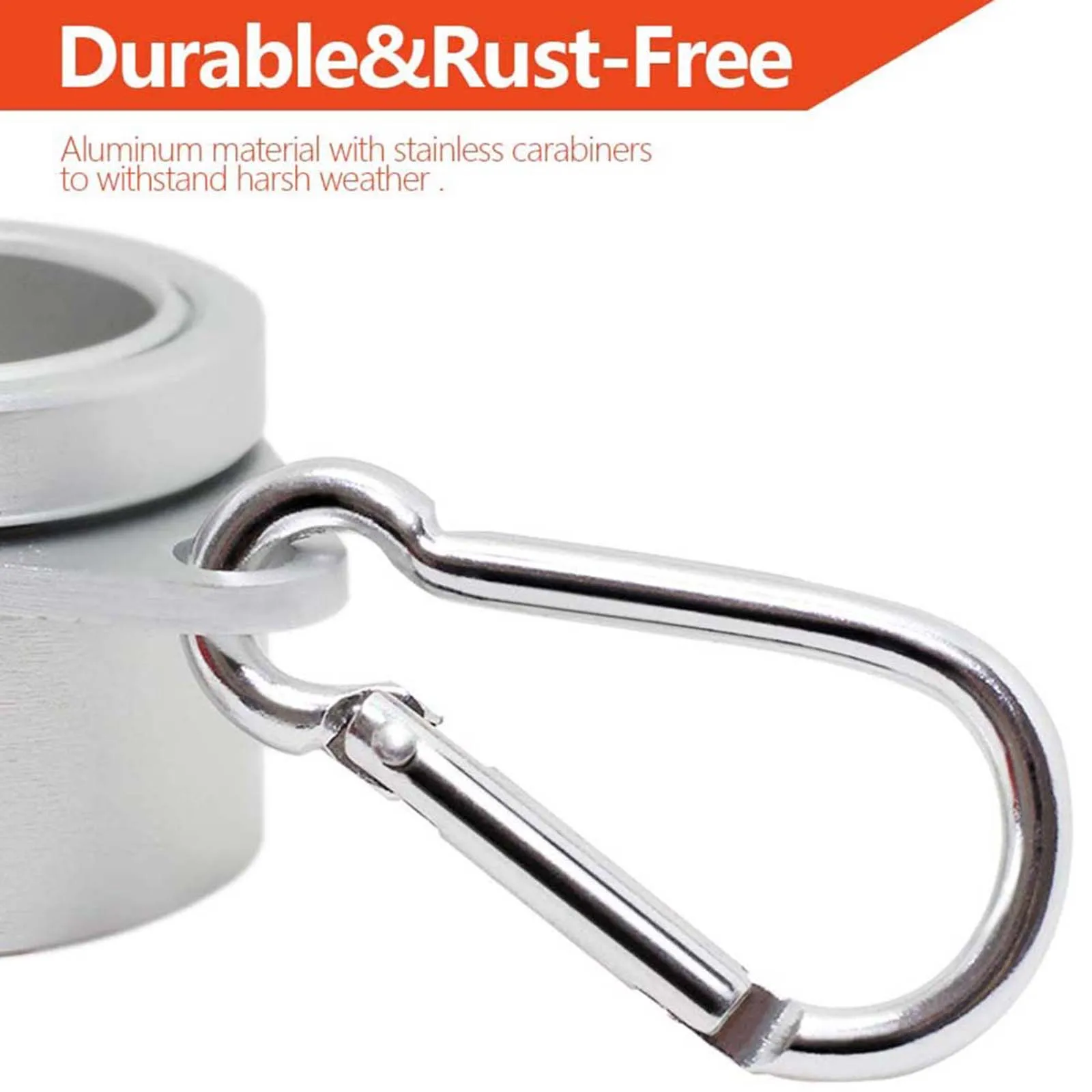 

2/Set Rustproof Flag Pole Rings Clip for 1 inch Dia. Flagpole Mounting Kit