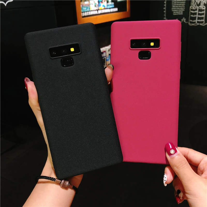 Тонкий матовый чехол для Samsung Note 9 8 5 4 3 мягкий из ТПУ телефона Caso Galaxy S10 S9 Plus S8 S7 S6 Edge