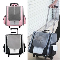 large cat trolley case carrier pet carrying bag backpack for cats and dogs puppy outdoor travel camping