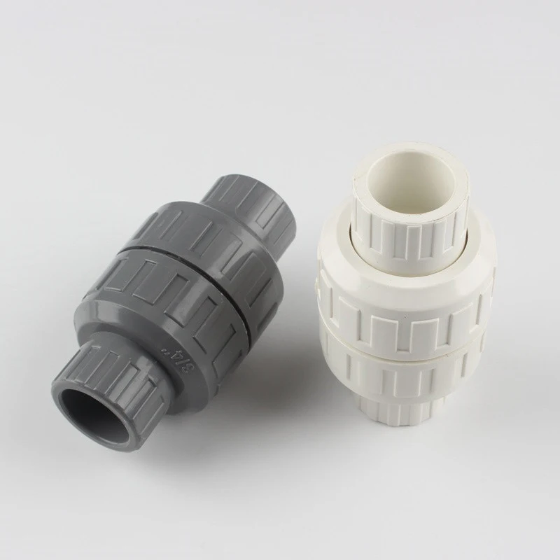 Пластиковый контрольный клапан 25 мм 32 прямой соединитель из ПВХ для труб детали