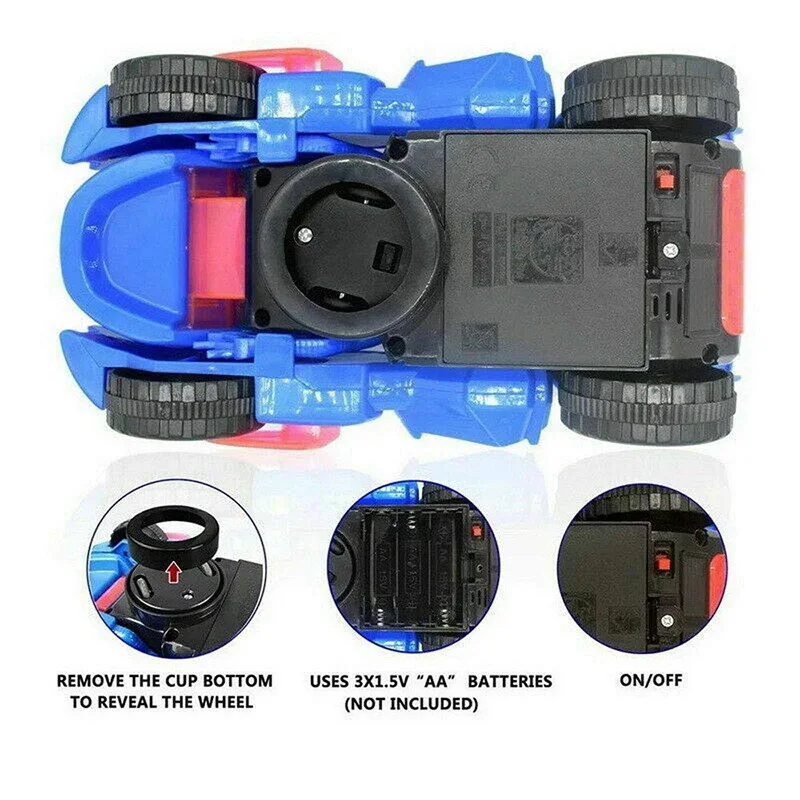 

3D Deformation LED Car Kids Dinosaur Toys Play Vehicles With Light Flashing Music For Christmas Children's Gift Lamp