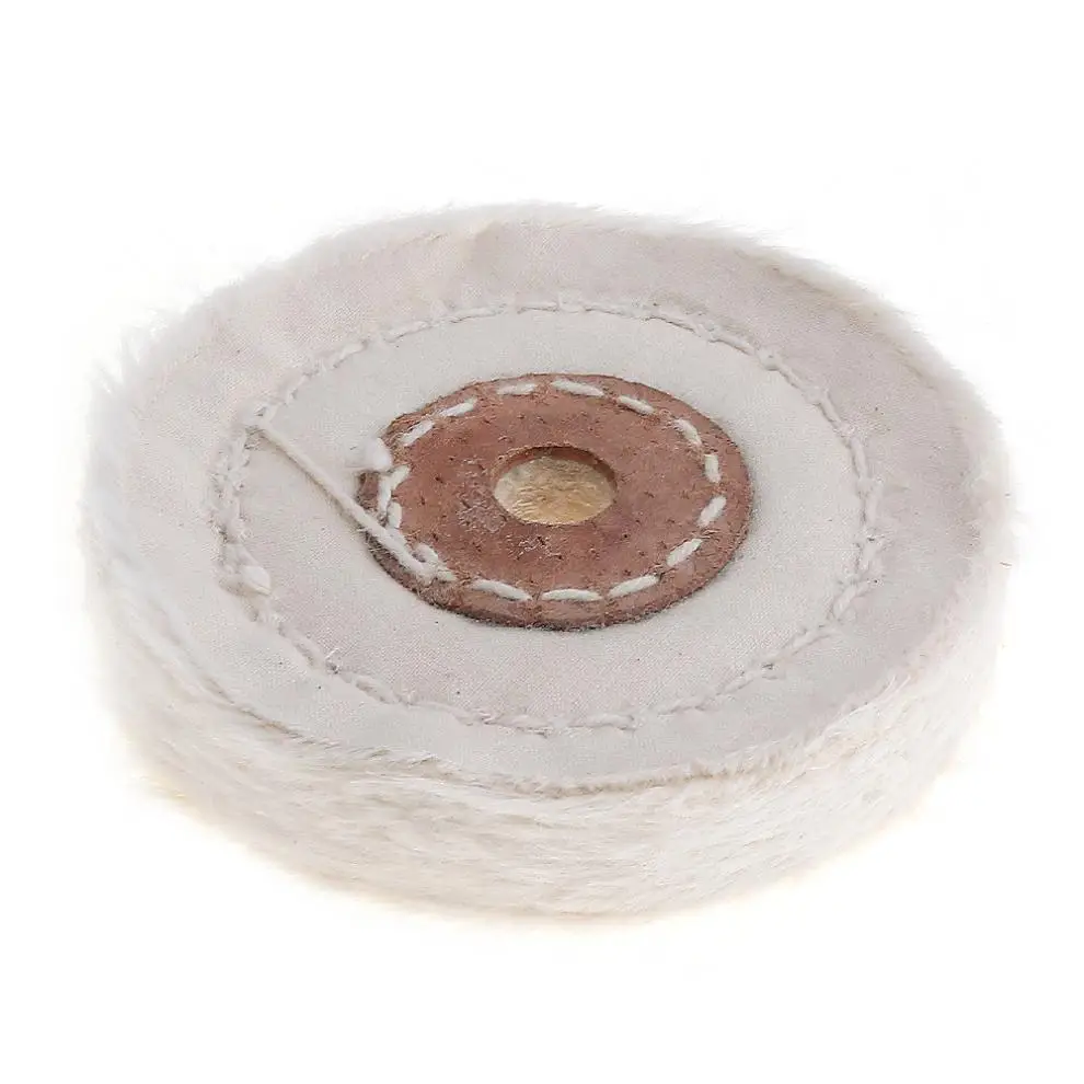 3-дюймовый Т-образный ключ с белой хлопчатобумажной ткани полировочное колесо