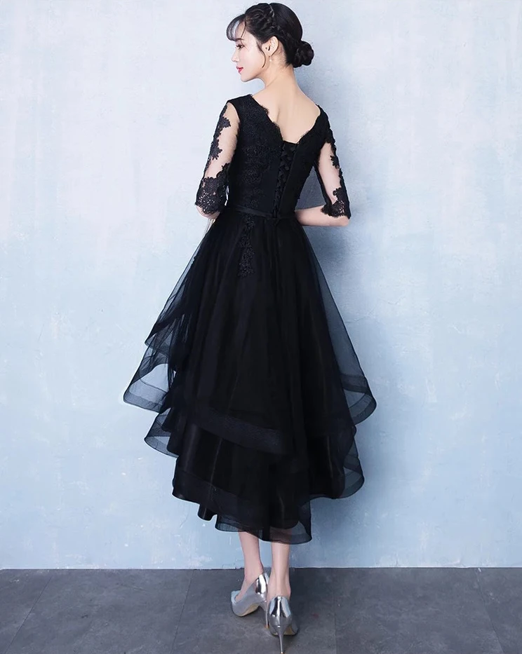 Черные вечерние платья невесты с цветочным узором женское вечернее Ципао v