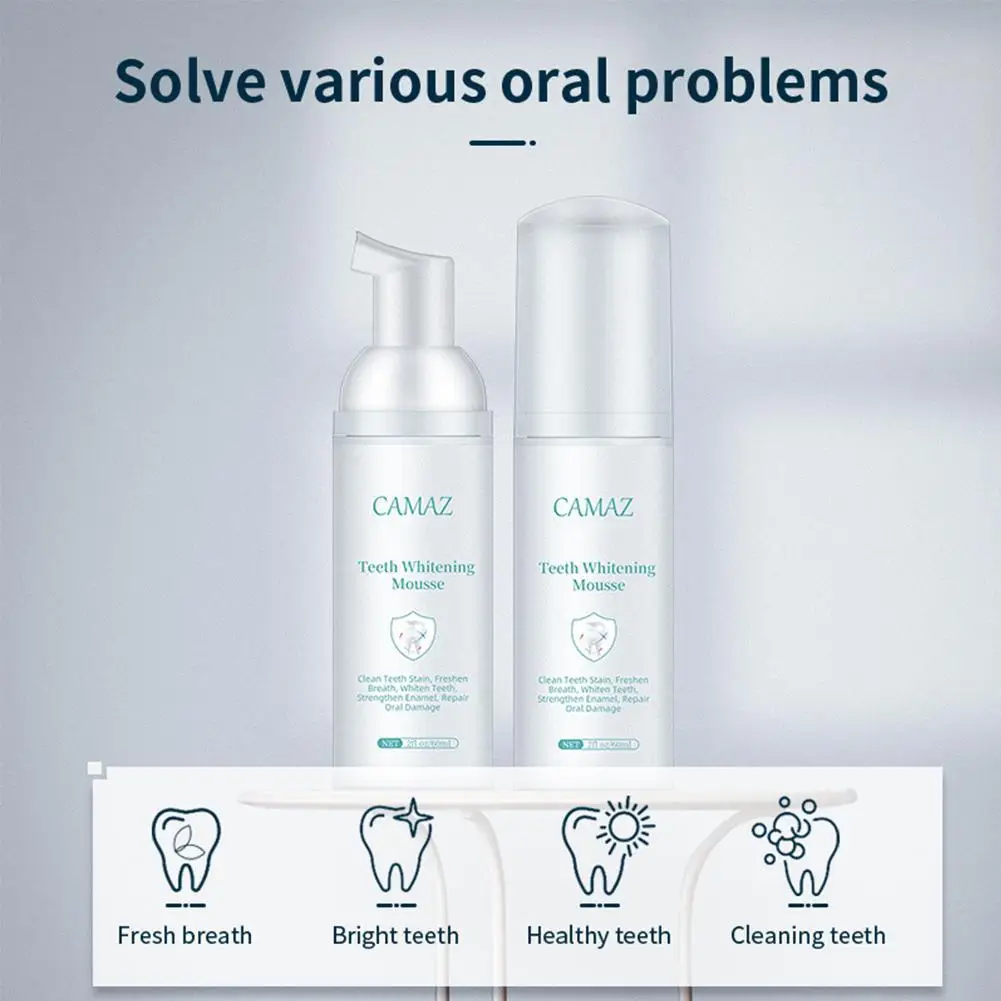 

Toothpaste Mousse Cleaning Teeth Remove Stains Whitening Oral Foam Hygiene Clean Pressing Teeth Spot Foam Toothpaste Hot H2R7