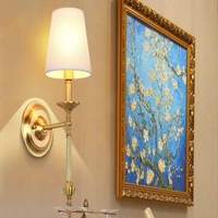copper retro wall lamp is suitable for family living room home lighting led wall lamp