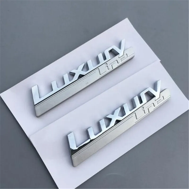 Комплект из 2 предметов высокого качества ABS серебро 3D класса люкс линия Спорт