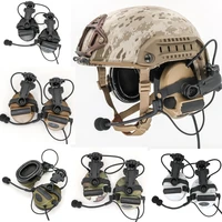tac sky comtac ii tactical headset arc helmet track bracket version noise reduction pickup hearing protection shooting headset