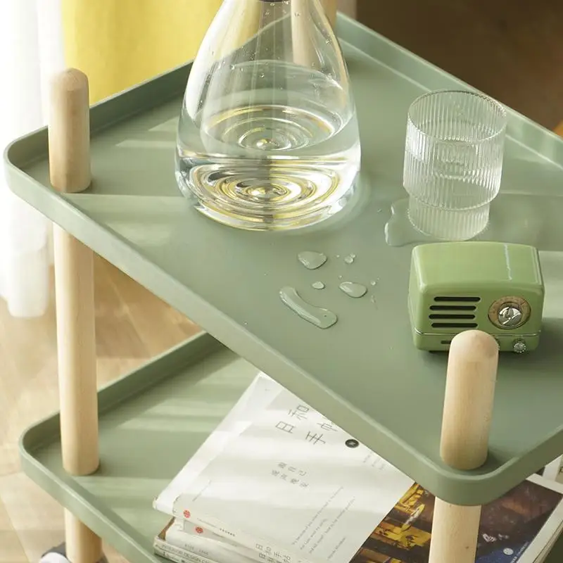 Скандинавский боковой столик простой современный съемный журнальный полка для