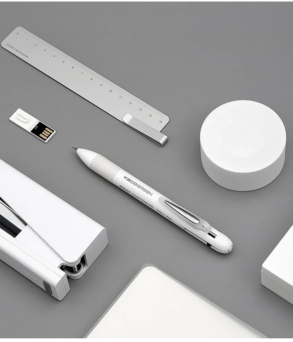 Xiaomi KACO 4 в 1 радикальная гелевая шариковая ручка с шариковой точкой для школьной офонической вывески роликовый рулон Черная синяя красная чернильная ручка с ластиком