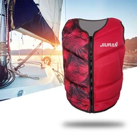 convenient adult neoprene swimming buoyancy fishing life jacket floating jacket rescue sea fishing vest canoeing sailing