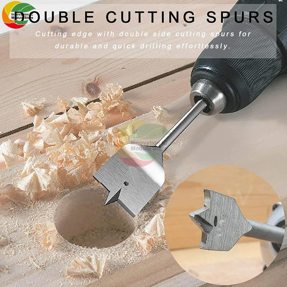 10-25 мм трехточечный деревообрабатывающий отверстие шесть бесцветных титановых