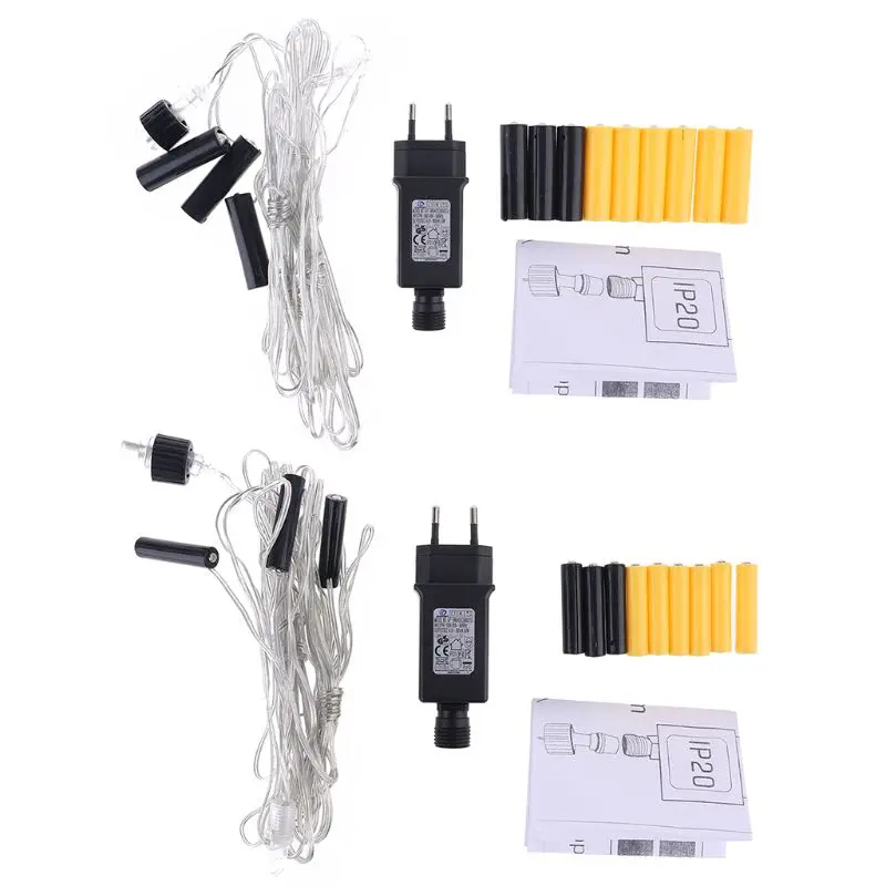 

One for three AA AAA Battery Eliminator Replace 2x 3x AA AAA Battery Cable for Radio Holiday LED Light Lamp Electric Toy