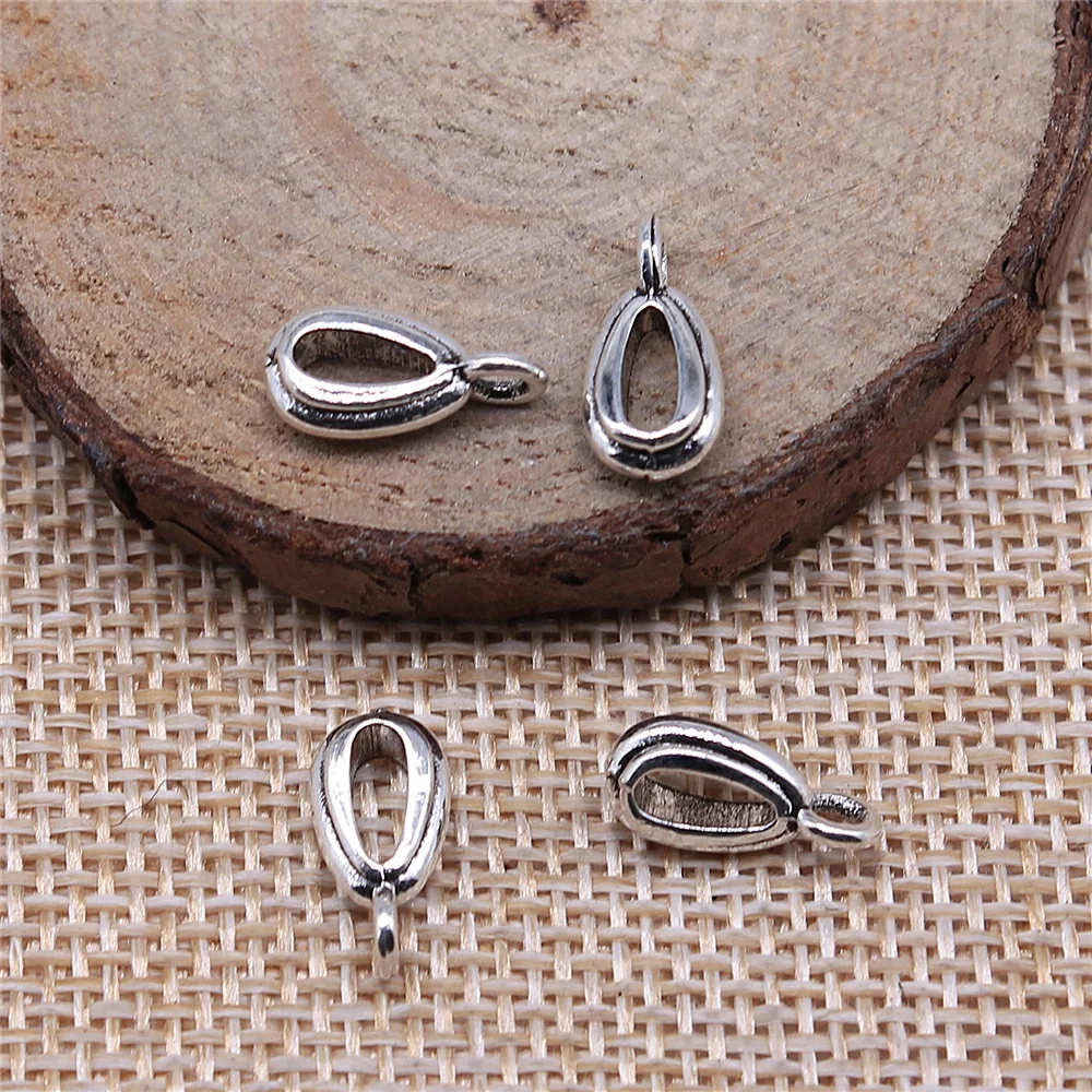 

free shipping 108pcs 4x13mm antique silver Hang head charms diy retro jewelry fit Earring keychain hair card pendant accessories