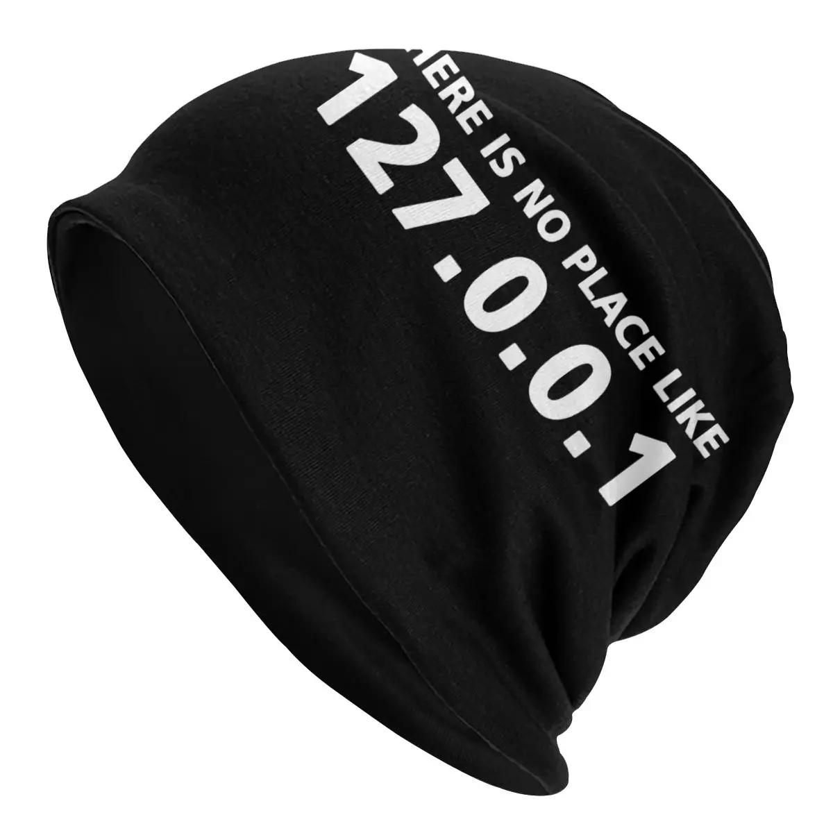 

There Is No Place Like 127.0.0.1 Caps Sayings Code Fashion Outdoor Skullies Beanies Hat Unisex Female Warm Bonnet Knitting Hats