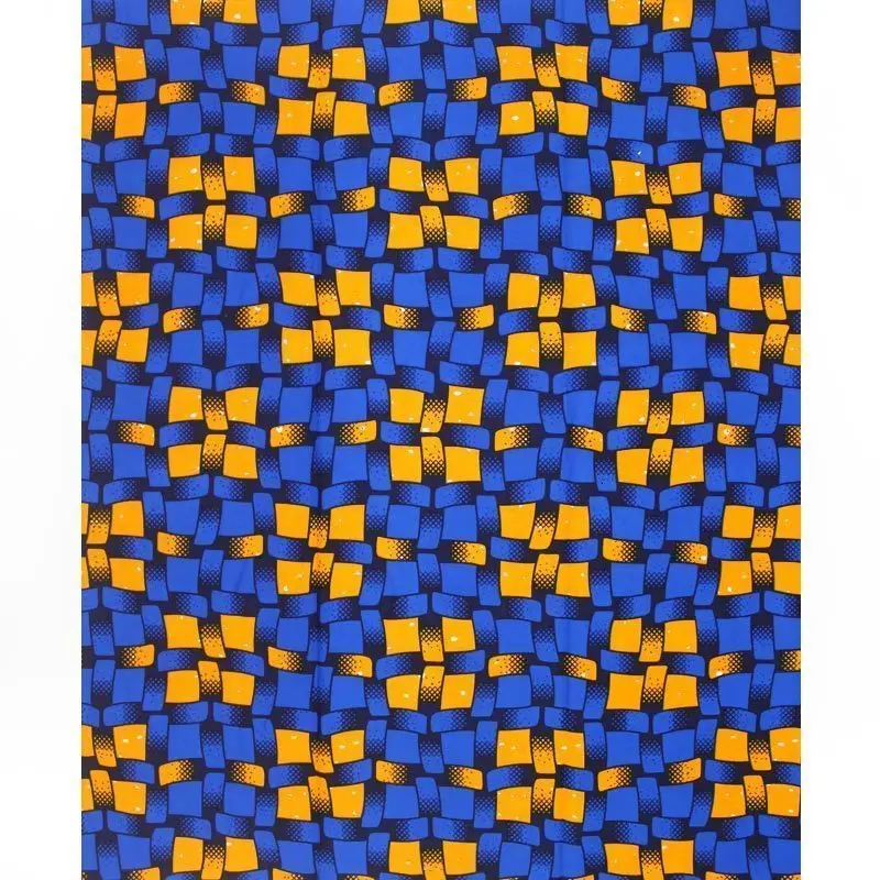 High Quality Cotton Fabric African Ankara Veritable Wax Cloth Veritable Wax African Real Dutch Wax 6yards/piece For Wedding