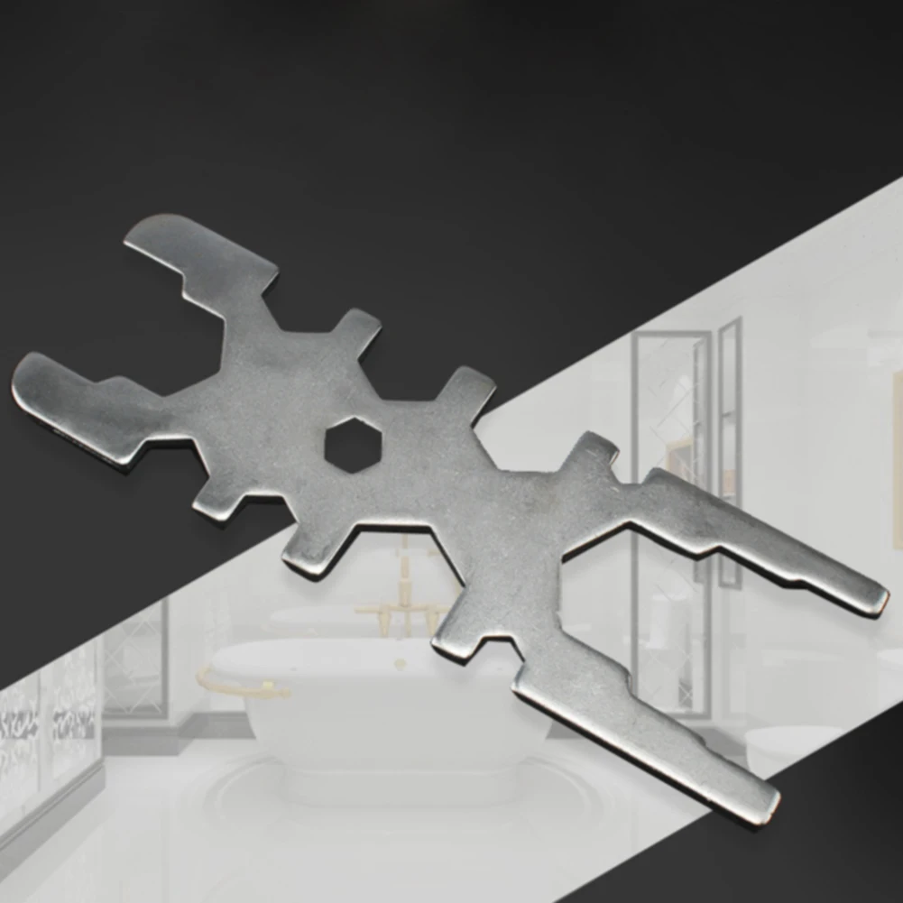 

Durable Bathroom Taps Maintenance Tools Carbon Steel Accessories Bubbler Kitchen Simple Spool Nut Gland Convenient Faucet Wrench