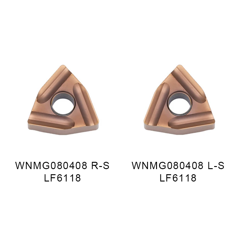 Токарные инструменты WNMG080404R-S режущий инструмент WNMG080408 R-S L-S LF6118 для нержавеющей
