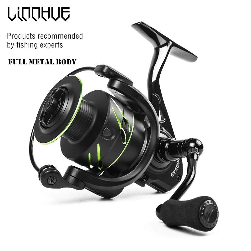 Все металлические Рыболовная катушка гладкая бесшумные подшипники 5 0: 1 Макс