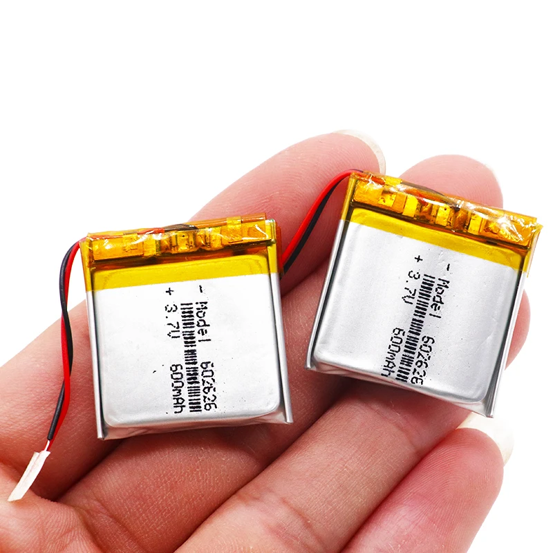 Полимерный литий ионный/литий ионный аккумулятор 600mAH 602525 602626 PLIB для умных часов