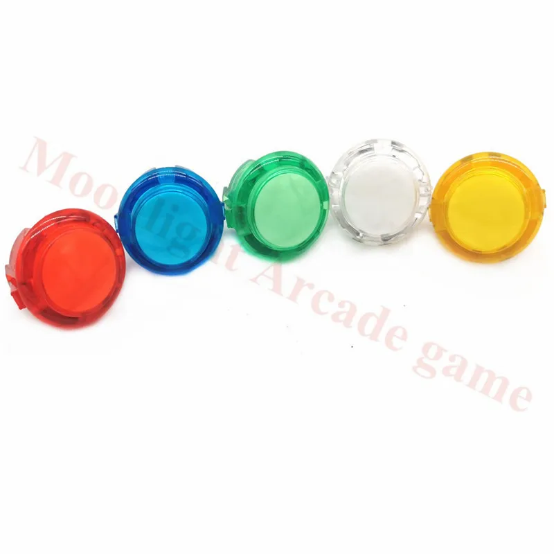 10 шт. прозрачные без светодиодов Arcade 30 мм кнопочная копия SANWA замена OBSF-30 OBSN-30 для