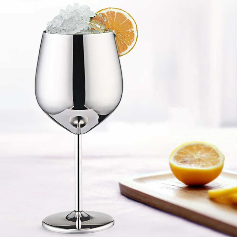 Бокалы для вина из нержавеющей стали вечерние бокалы сока напитков шампанского