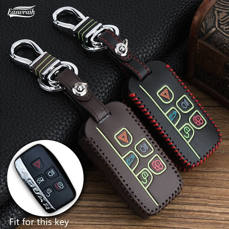 

Автомобильный светящийся чехол для ключей чехол для JAGUAR XE XF XJL Smar Remout Key Holder сумка аксессуары