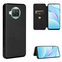 case for xiaomi mi 10t pro full cover for mi 10t tpu shockproof carbon fiber leather magnet case for xiaomi 10 lite business