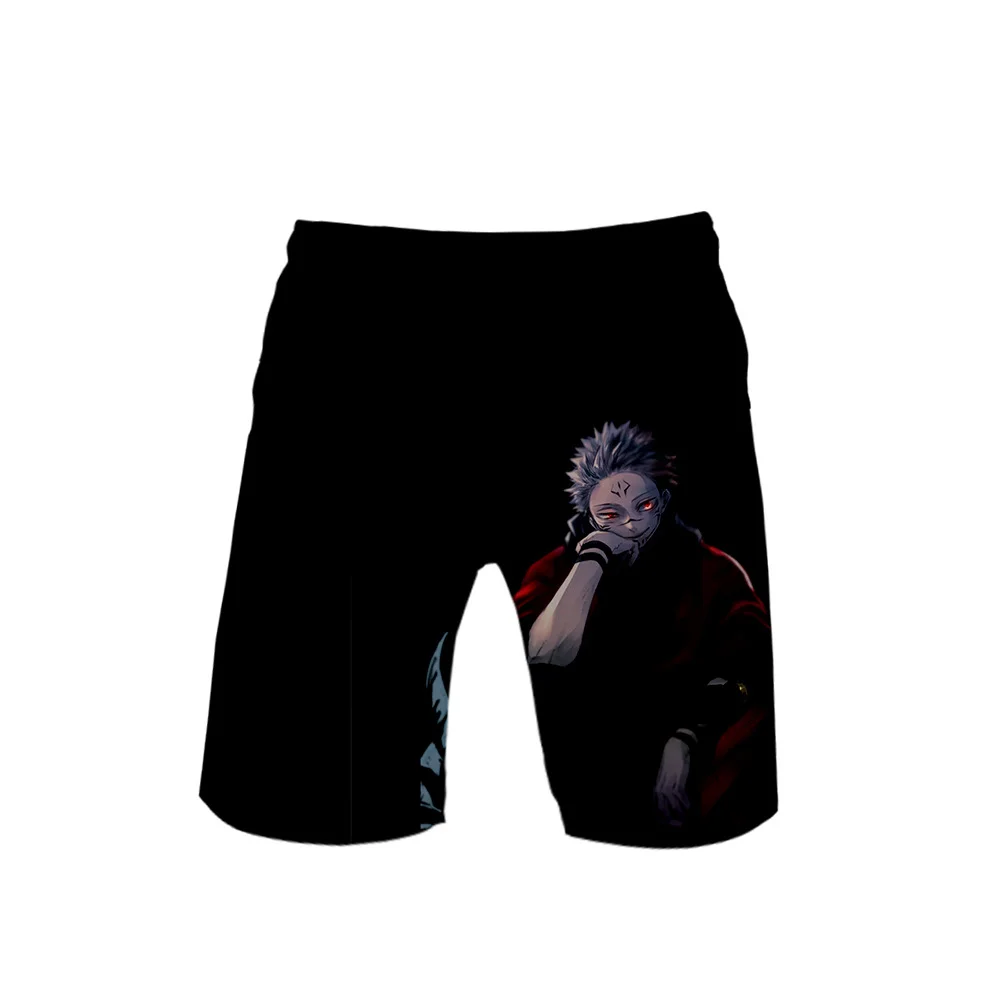 

2021 Summer Beach pants 3d Print Kids Shorts New Jujutsu Kaisen Toddler Girls shorts Sports Casual Boys Beach pants Men clothing