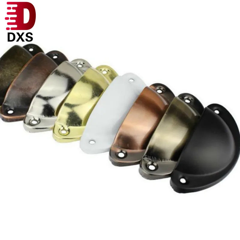 DXS 81*32 мм железные ручки для шкафов гладкая доска полукруглая железная листовая